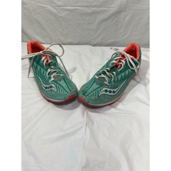 Saucony Kilkenny XC5 SPI Track Cleats Women's Size 9.5 Aqua Coral - Picture 11 of 16